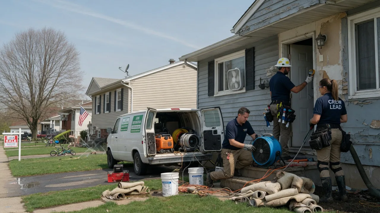 Flood Cleanup in Le Claire, IA near me