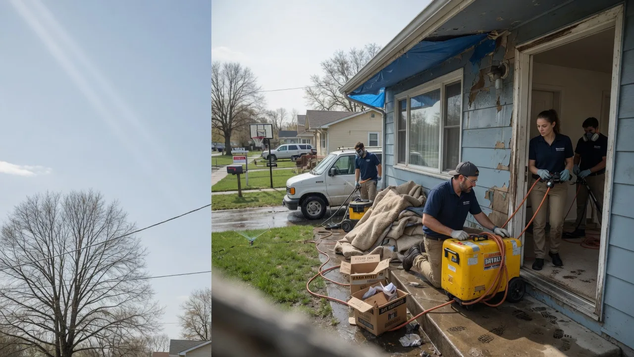 Basement Flood Cleanup in Le Claire, IA near me
